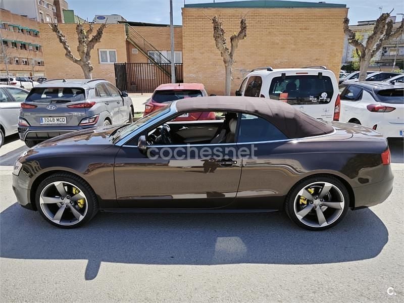 Usado Audi A5 Cabriolet S-Line 245 CV (180 kW) 2014 Marrón Descapotable
