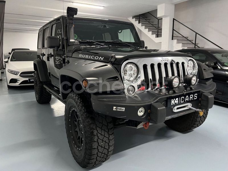 Usado Jeep Wrangler Unlimited Rubicon 284 CV (208 kW) 2018 Gris / plata SUV