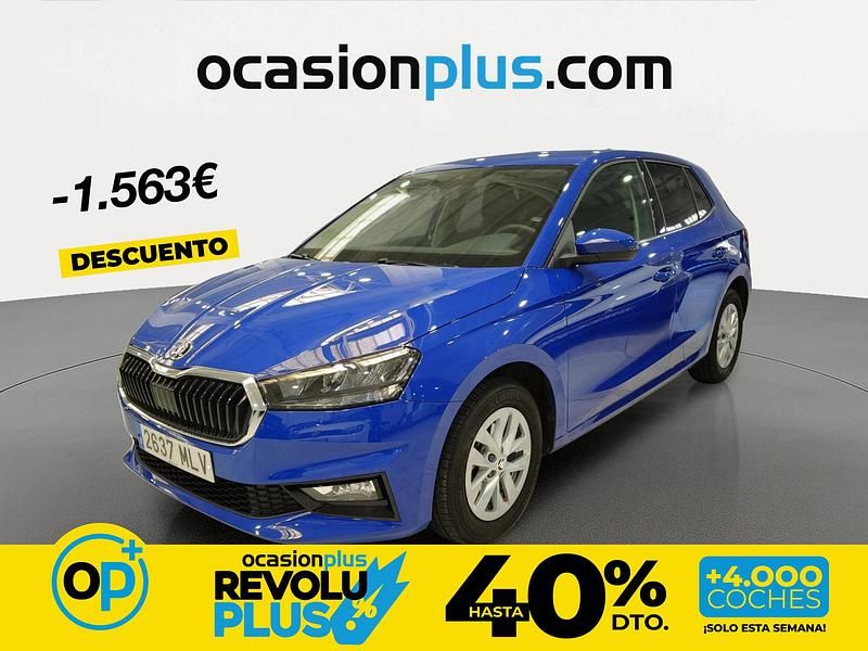 Usado Skoda Fabia Ambition 110 CV (80 kW) 2023 Azul Utilitario