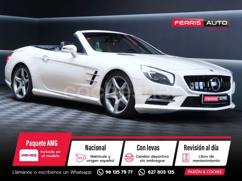Blanco Usado 2014 Mercedes SL350 Descapotable | 46.900 € - Imagen 1/4