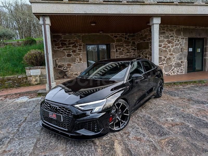 Usado Audi A3 S-Line 150 CV (110 kW) 2021 Negro Berlina