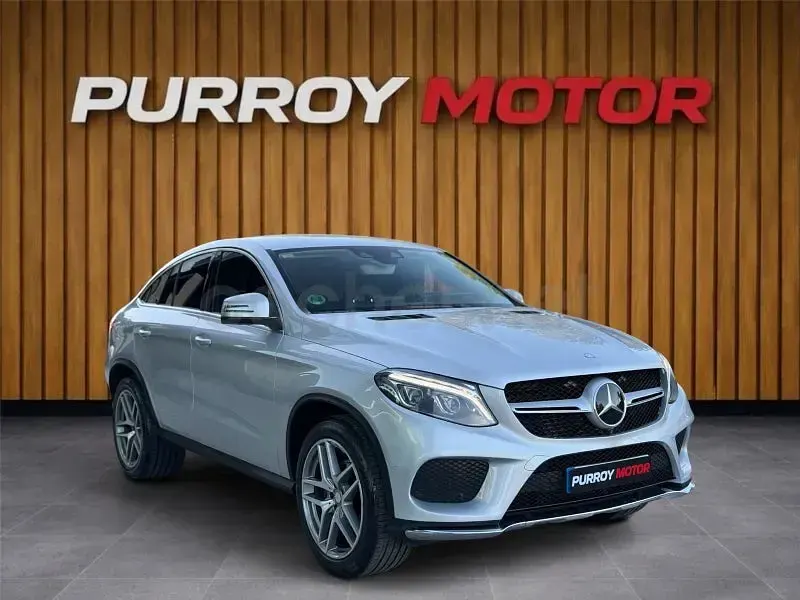 Usado Mercedes GLE350 258 CV (189 kW) 2016 Gris / plata Coupe