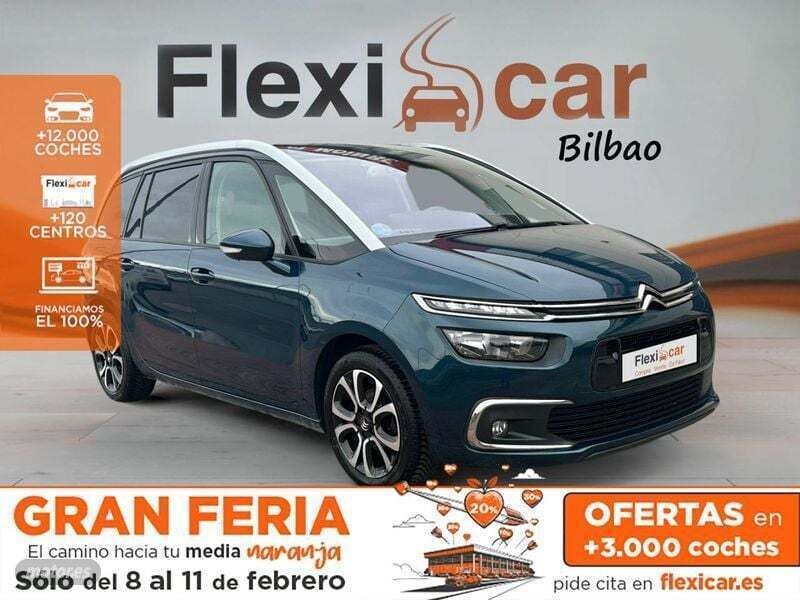 Verde Usado 2020 Citroën C4 SpaceTourer Feel Monovolumen | 16.990 € (Caro) - Imagen 1/4