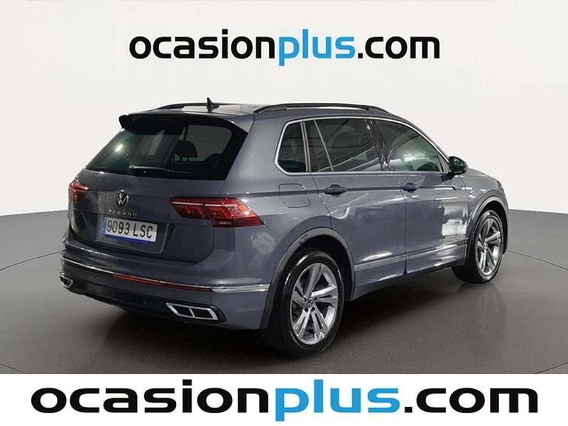 Usado VW Tiguan R-line 150 CV (110 kW) 2021 Gris SUV