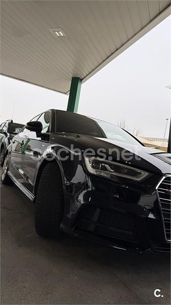 Usado Audi A3 S-Line 115 CV (84 kW) 2018 Negro Berlina