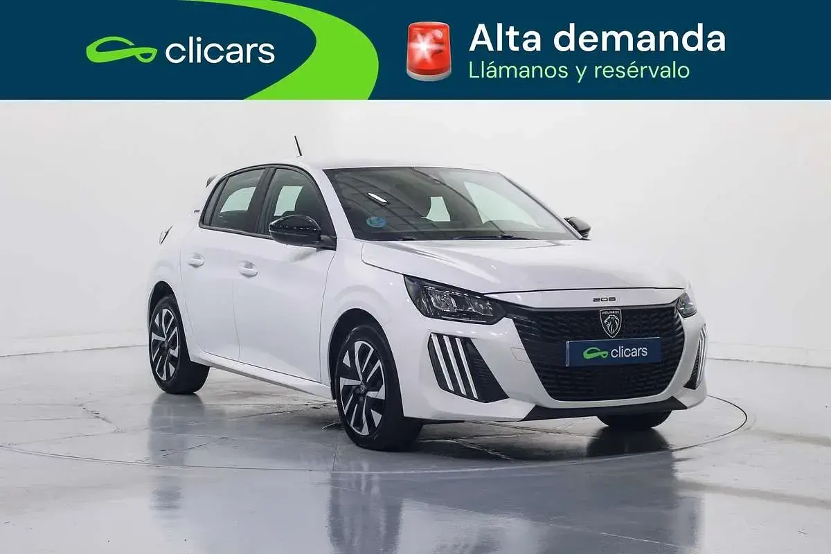 Usado Peugeot 208 Style 101 CV (74 kW) 2025 Blanco Utilitario