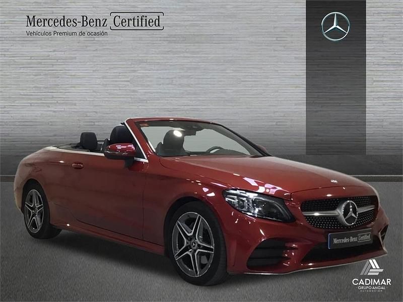 Occasion Mercedes C220 AMG line 194 PK (142 kW) 2021 Rood Cabriolet