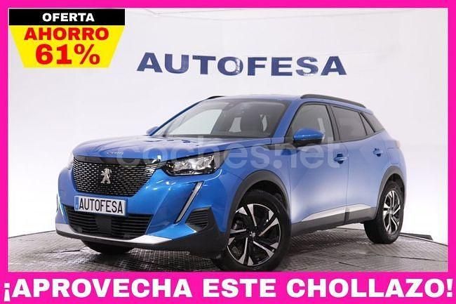 Azul Usado 2021 Peugeot 2008 Allure SUV | 15.500 € (Precio justo) - Imagen 1/4