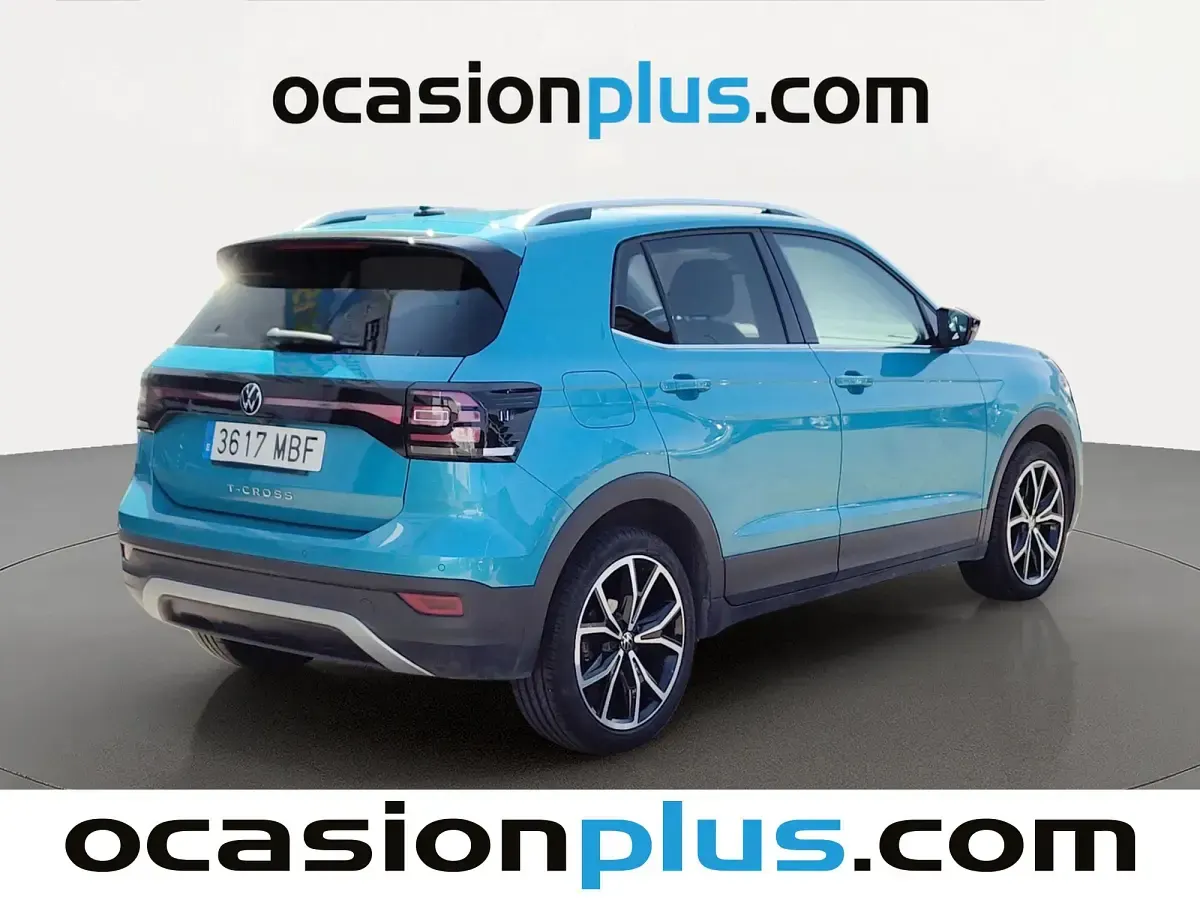 Usado VW T-Cross Sportline 150 CV (110 kW) 2022 Azul SUV