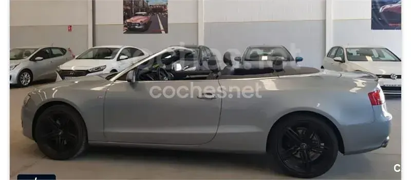 Usado Audi A5 Cabriolet S-Line 170 CV (125 kW) 2011 Gris / plata Descapotable
