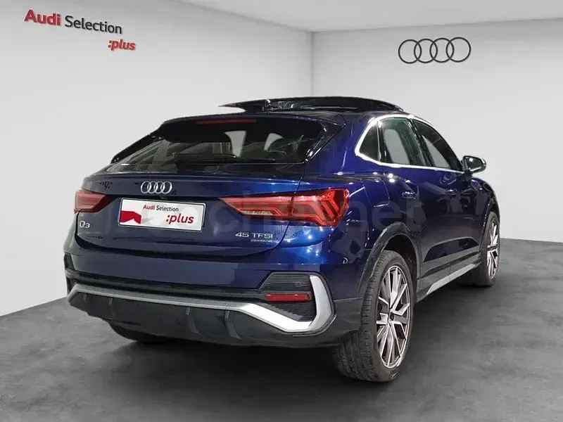 Usado Audi Q3 Sportback S-Line 245 CV (180 kW) 2022 Azul SUV