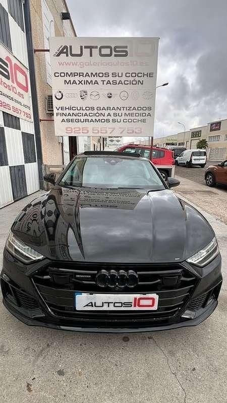 Usado Audi A7 S-Line 286 CV (210 kW) 2020 Negro Berlina