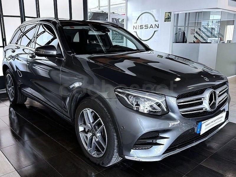 Usado Mercedes GLC250 211 CV (155 kW) 2018 Gris / plata SUV