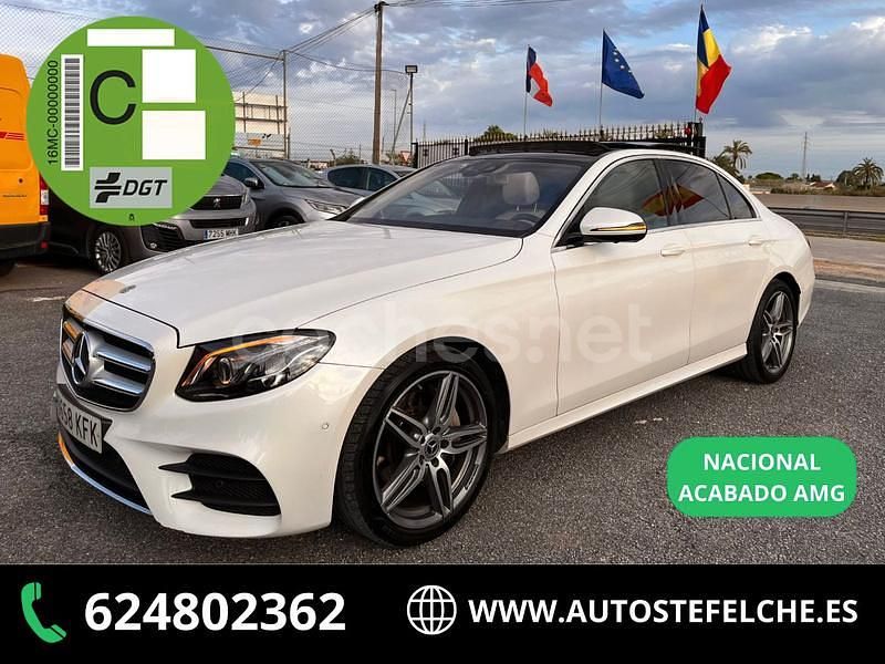 Blanco Usado 2017 Mercedes E220 Berlina | 28.500 € (Un poco caro) - Imagen 1/4