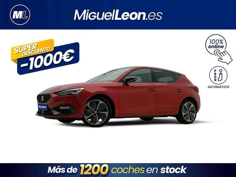 Rojo Usado 2021 Seat Leon FR Berlina | 17.985 € (Precio justo) - Imagen 1/3