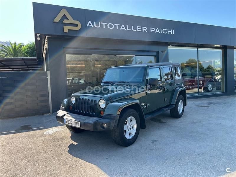 Verde Usado 2007 Jeep Wrangler Unlimited Rubicon SUV | 27.990 € (Precio justo) - Imagen 1/4