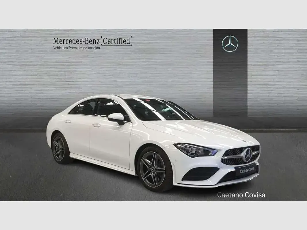 Usado Mercedes CLA200 150 CV (110 kW) 2023 Blanco Coupe