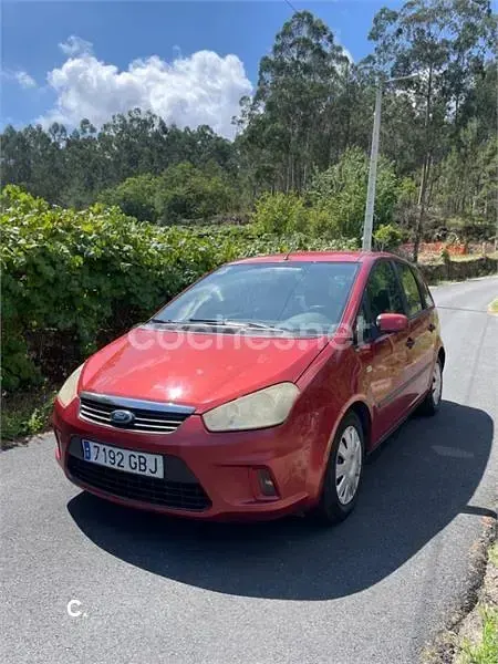 Usado Ford C-MAX Trend 90 CV (66 kW) 2008 Rojo Monovolumen