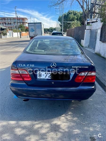 Usado Mercedes CLK230 Elegance 193 CV (141 kW) 2000 Azul Coupe
