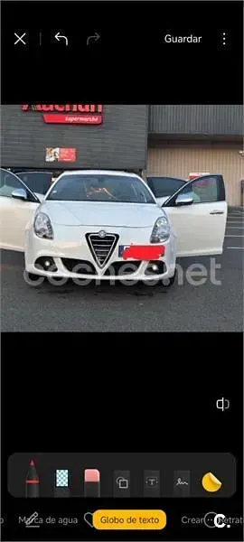 Usado Alfa Romeo Giulietta Distinctive 170 CV (125 kW) 2012 Blanco Utilitario