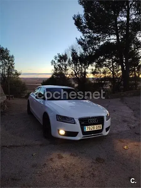 Usado Audi A5 Sportback S-Line 211 CV (155 kW) 2010 Blanco Utilitario