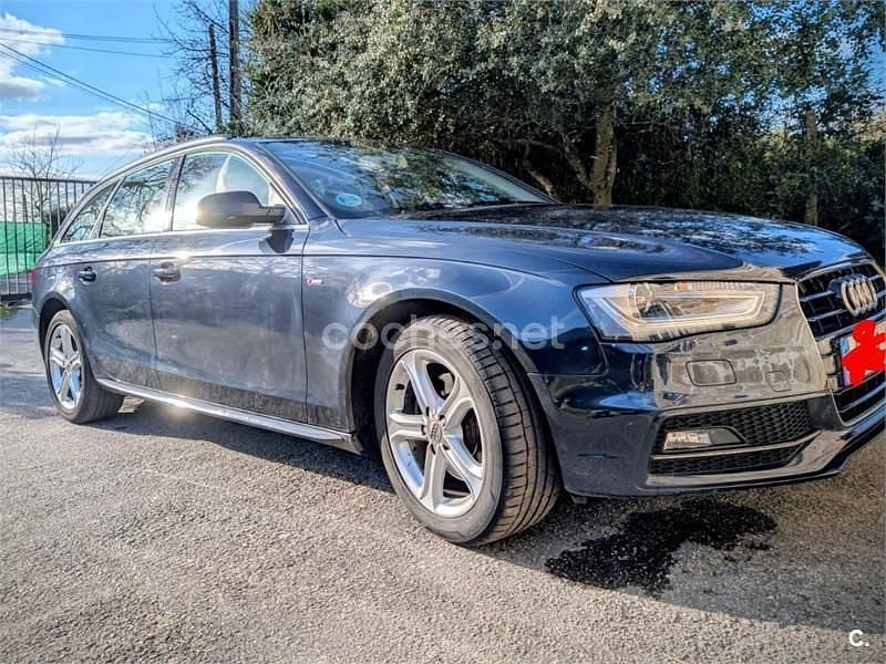 Usado Audi A4 S-Line 150 CV (110 kW) 2015 Negro Familiar
