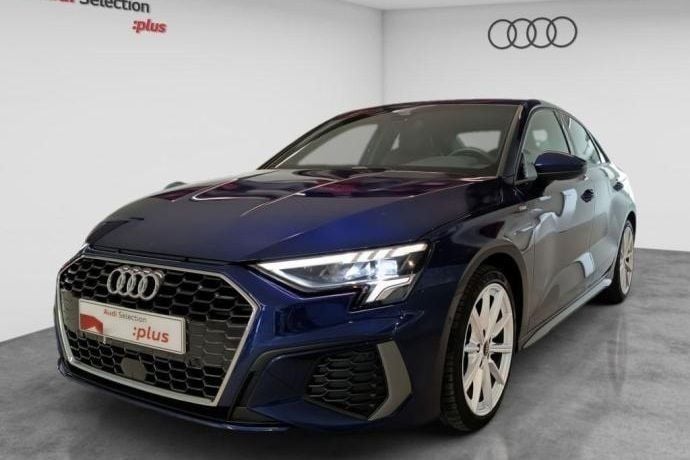 Azul Usado 2023 Audi A3 S-Line Berlina | 30.400 € (Precio justo) - Imagen 1/4