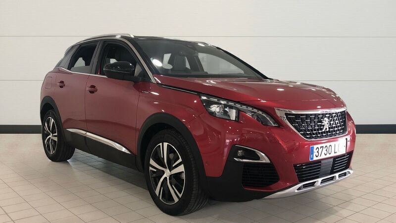 Rojo Usado 2020 Peugeot 3008 GT-line SUV | 21.700 € (Caro) - Imagen 1/4