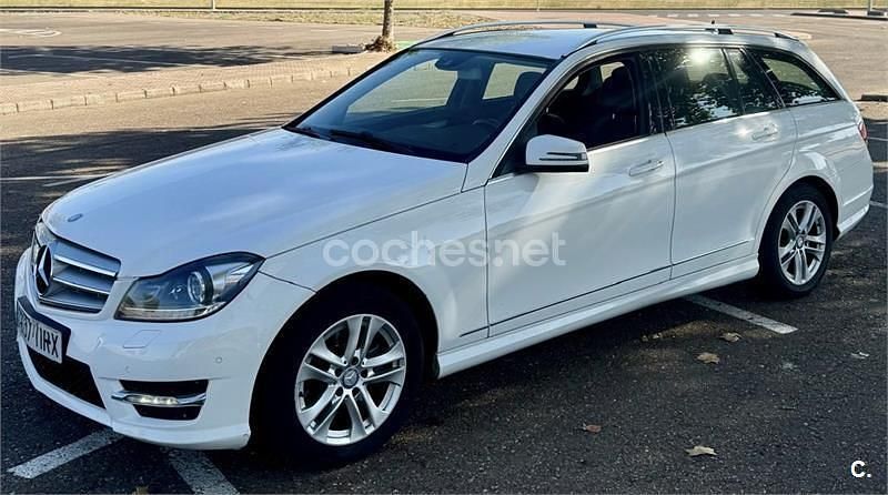 Blanco Usado 2013 Mercedes C220 Avantgarde Familiar | 9500 € (Precio justo) - Imagen 1/4
