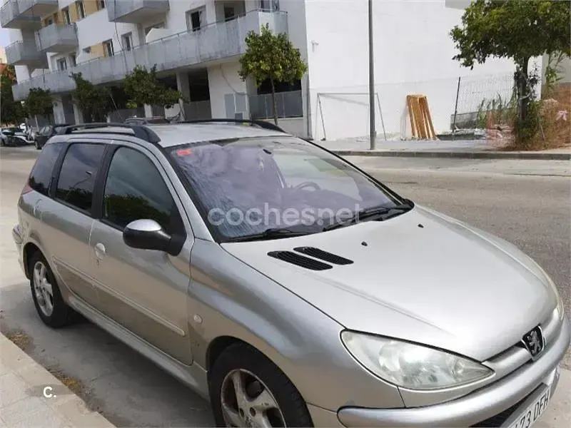 Usado Peugeot 206 90 CV (66 kW) 2005 Gris / plata Familiar