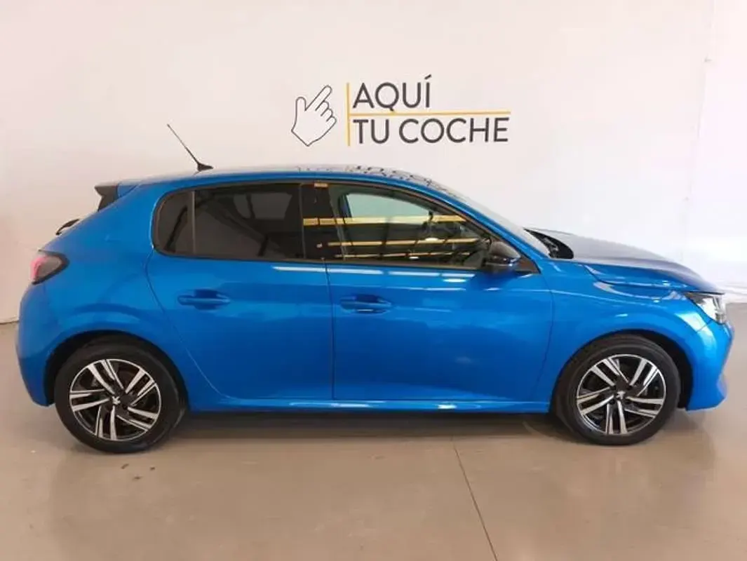 Usado Peugeot 208 Allure 102 CV (75 kW) 2023 Azul Utilitario