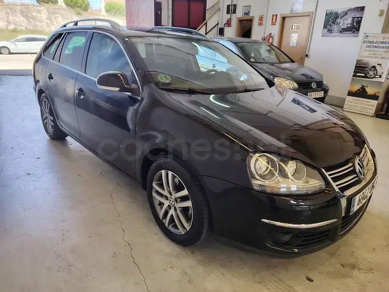 Usado VW Golf VI Highline 160 CV (117 kW) 2009 Negro Utilitario
