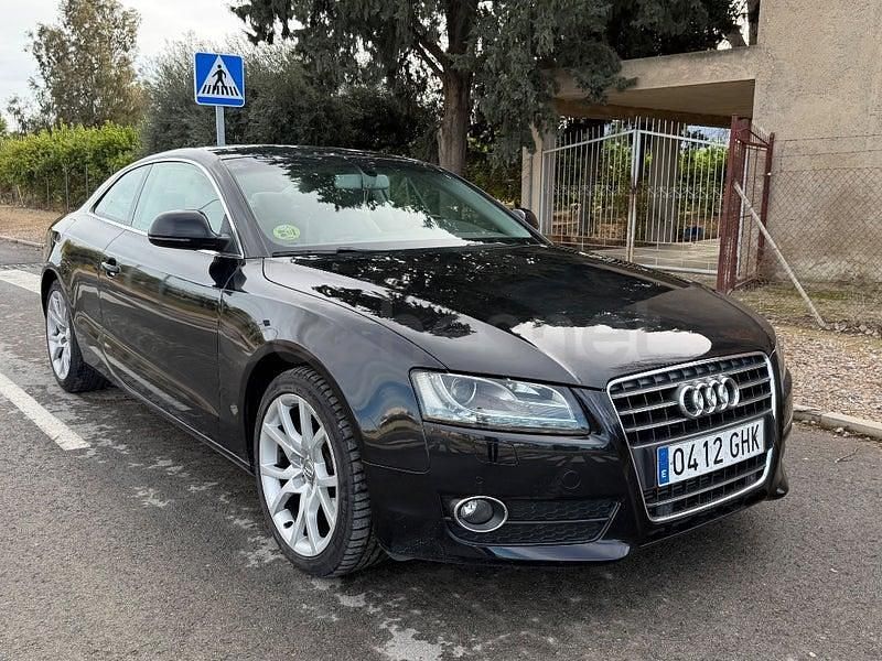 Usado Audi A5 190 CV (139 kW) 2009 Negro Coupe