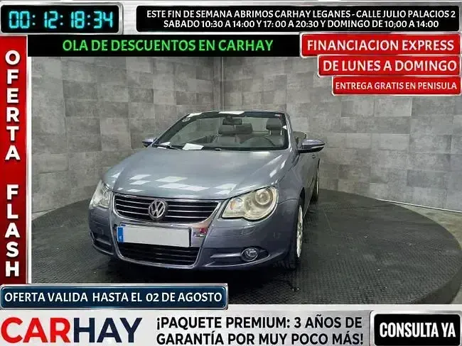 Usado VW Eos 140 CV (102 kW) 2010 Descapotable