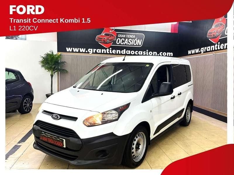 Blanco Usado 2016 Ford Transit Connect Ambiente Monovolumen | 7480 € (Caro) - Imagen 1/4