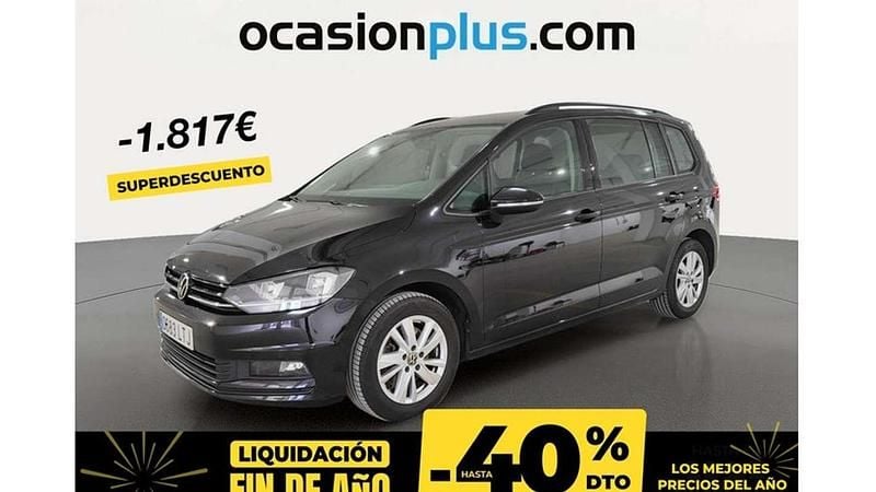 Negro Usado 2021 VW Touran Business Monovolumen | 17.991 € (Super precio) - Imagen 1/4
