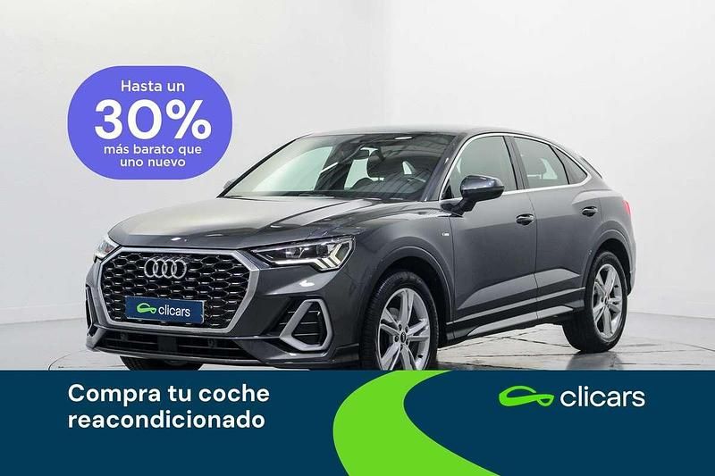 Gris Usado 2021 Audi Q3 Sportback S-Line SUV | 32.390 € (Precio justo) - Imagen 1/4