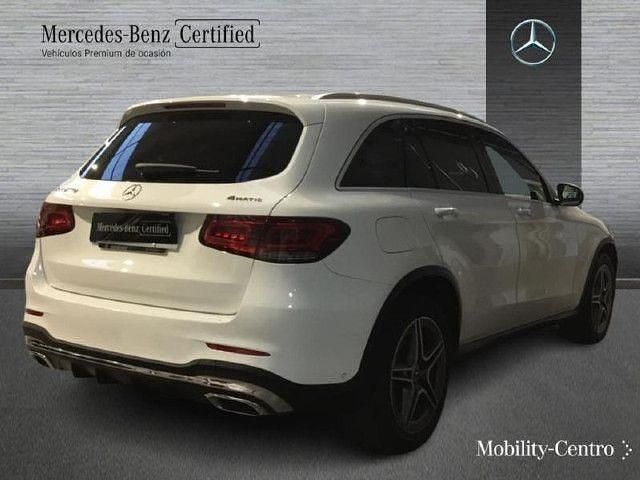 Usado Mercedes GLC220 AMG line 194 CV (142 kW) 2022 Blanco polar