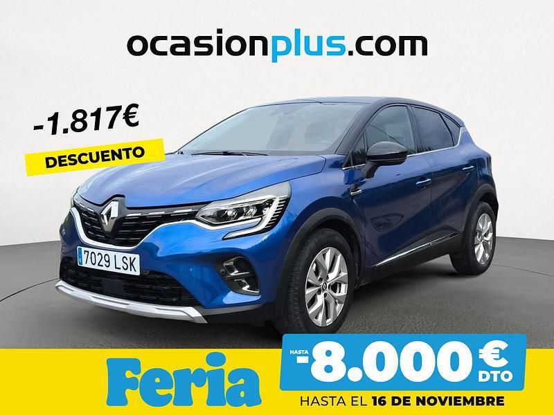 Azul Usado 2021 Renault Captur Zen SUV | 19.990 € (Precio justo) - Imagen 1/4