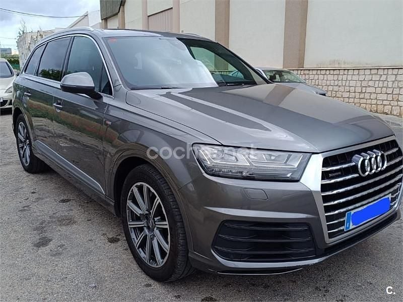 Verde Usado 2016 Audi Q7 S-Line SUV | 25.000 € (Super precio) - Imagen 1/4