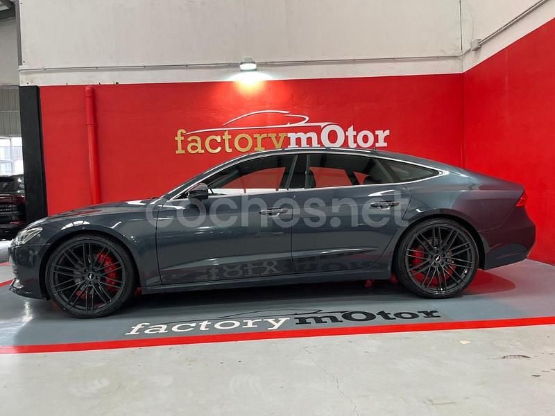 Usado Audi A7 286 CV (210 kW) 2019 Gris / plata Berlina