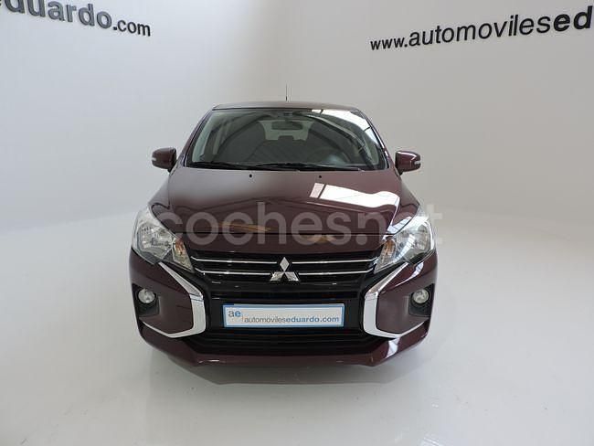 Usado Mitsubishi Space Star 80 CV (58 kW) 2020 Granate Berlina