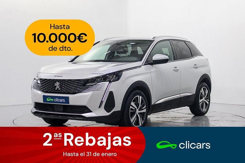 Blanco Usado 2021 Peugeot 3008 Allure SUV | 17.990 € (Precio justo) - Imagen 1/4