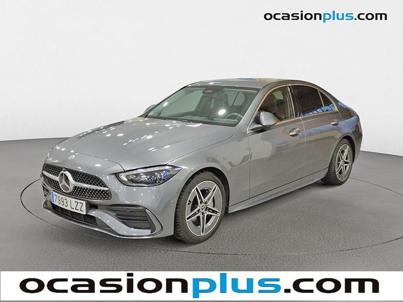 Gris Usado 2022 Mercedes C220 AMG Berlina | 37.728 € (Super precio) - Imagen 1/4