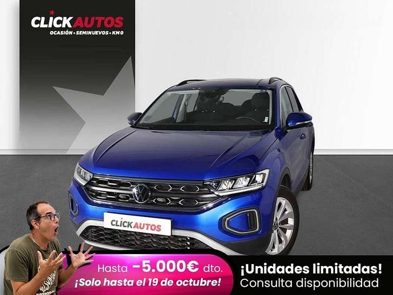 Azul Usado 2023 VW T-Roc Life SUV | 20.500 € (Precio justo) - Imagen 1/4