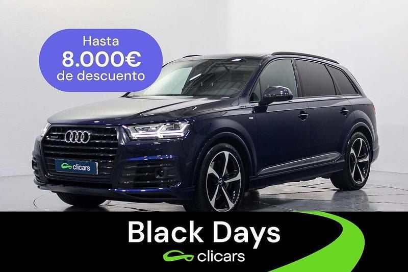 Azul Usado 2018 Audi Q7 Sport SUV | 37.090 € (Super precio) - Imagen 1/4