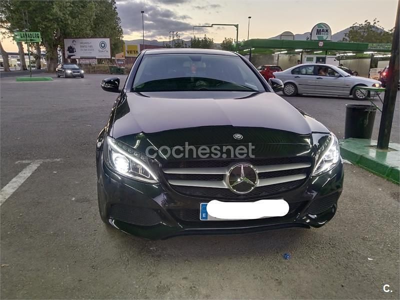 Usado Mercedes C200 136 CV (100 kW) 2016 Negro Berlina
