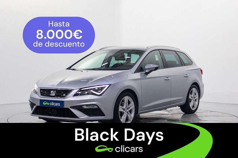 Plateado Usado 2019 Seat Leon ST FR Familiar | 14.590 € (Precio justo) - Imagen 1/4