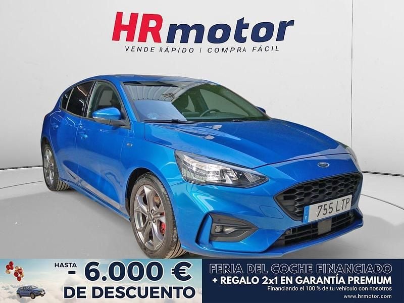 Azul Usado 2021 Ford Focus ST-Line X Berlina | 15.890 € (Precio justo) - Imagen 1/4