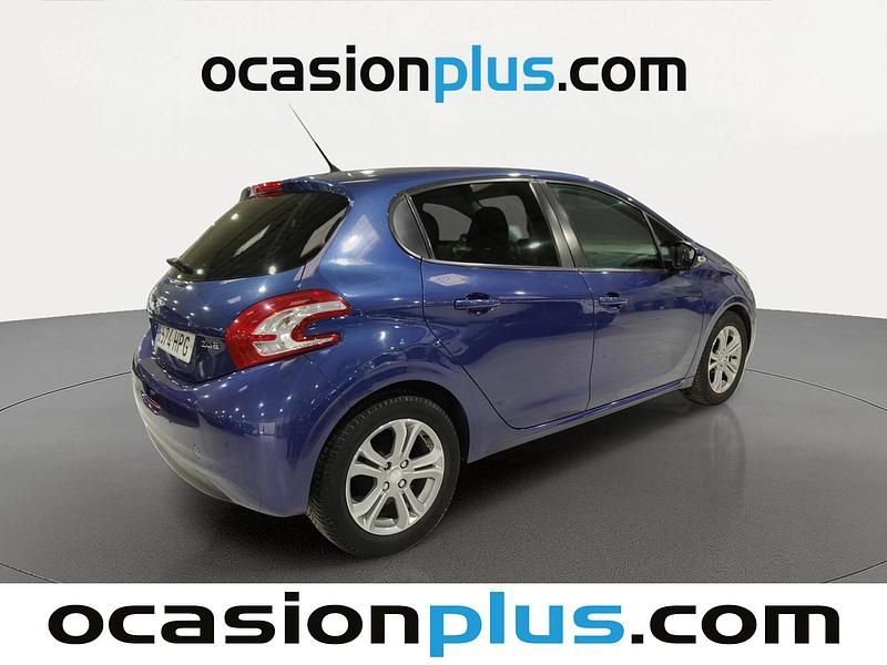 Usado Peugeot 208 Active 82 CV (60 kW) 2013 Azul Utilitario